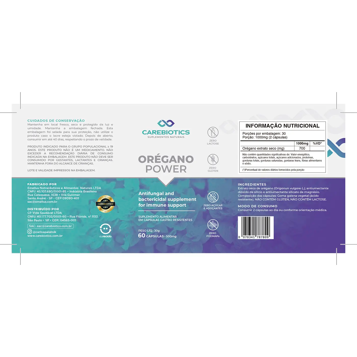 Kit Detox Intestinal Completo - Carebiotics