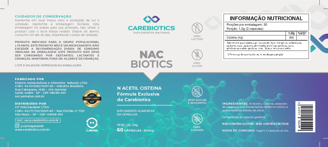 NAC BIOTICS | N-Acetilcisteina