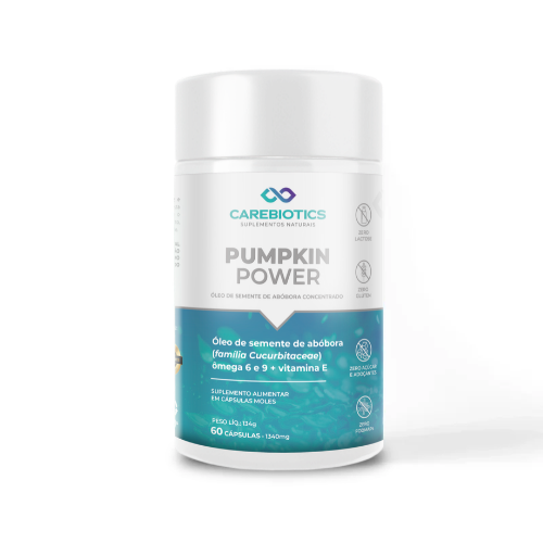 PUMPKIN POWER - Óleo de Semente de Abóbora Concentrado + Ômegas 6 e 9 + Vitamina E