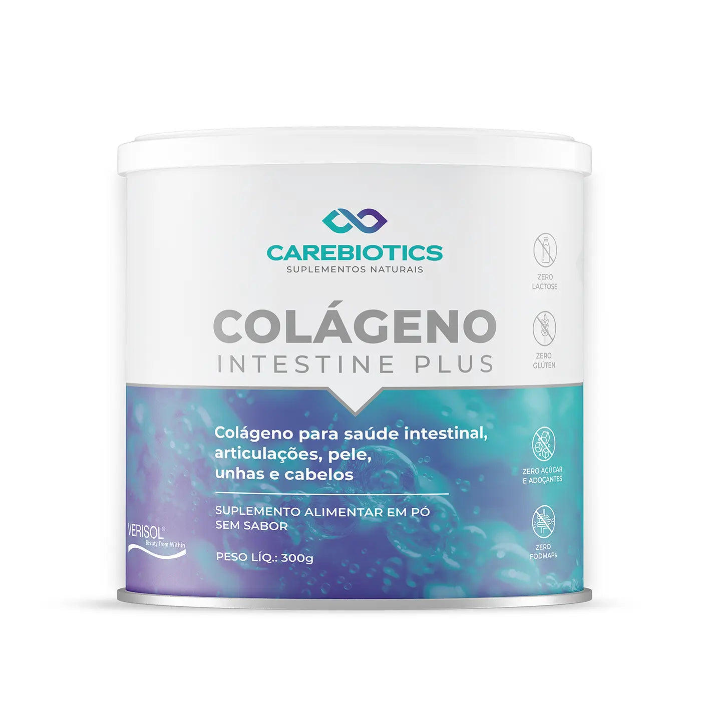 Colágeno - Intestine Plus - 210 g - 30 doses - Carebiotics