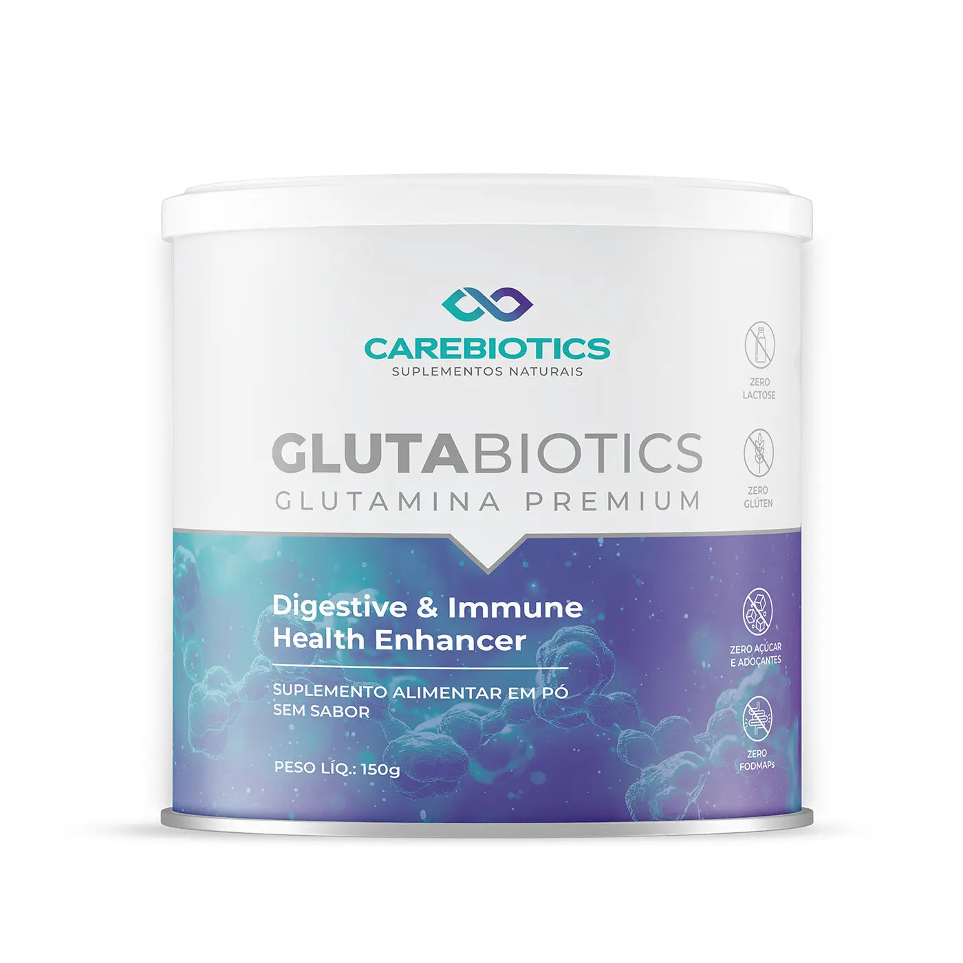 Glutabiotics - Glutamina Premium - 150 g - 30 doses - Carebiotics